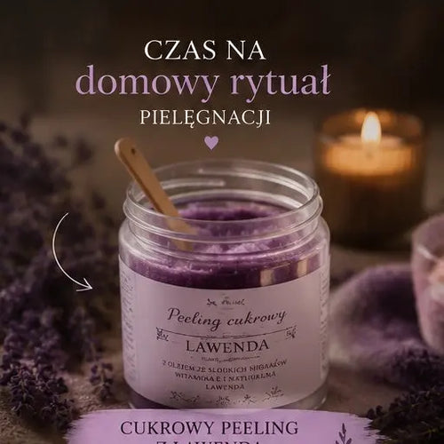 Cukrowy peeling lawendowy 300g Naturivia
