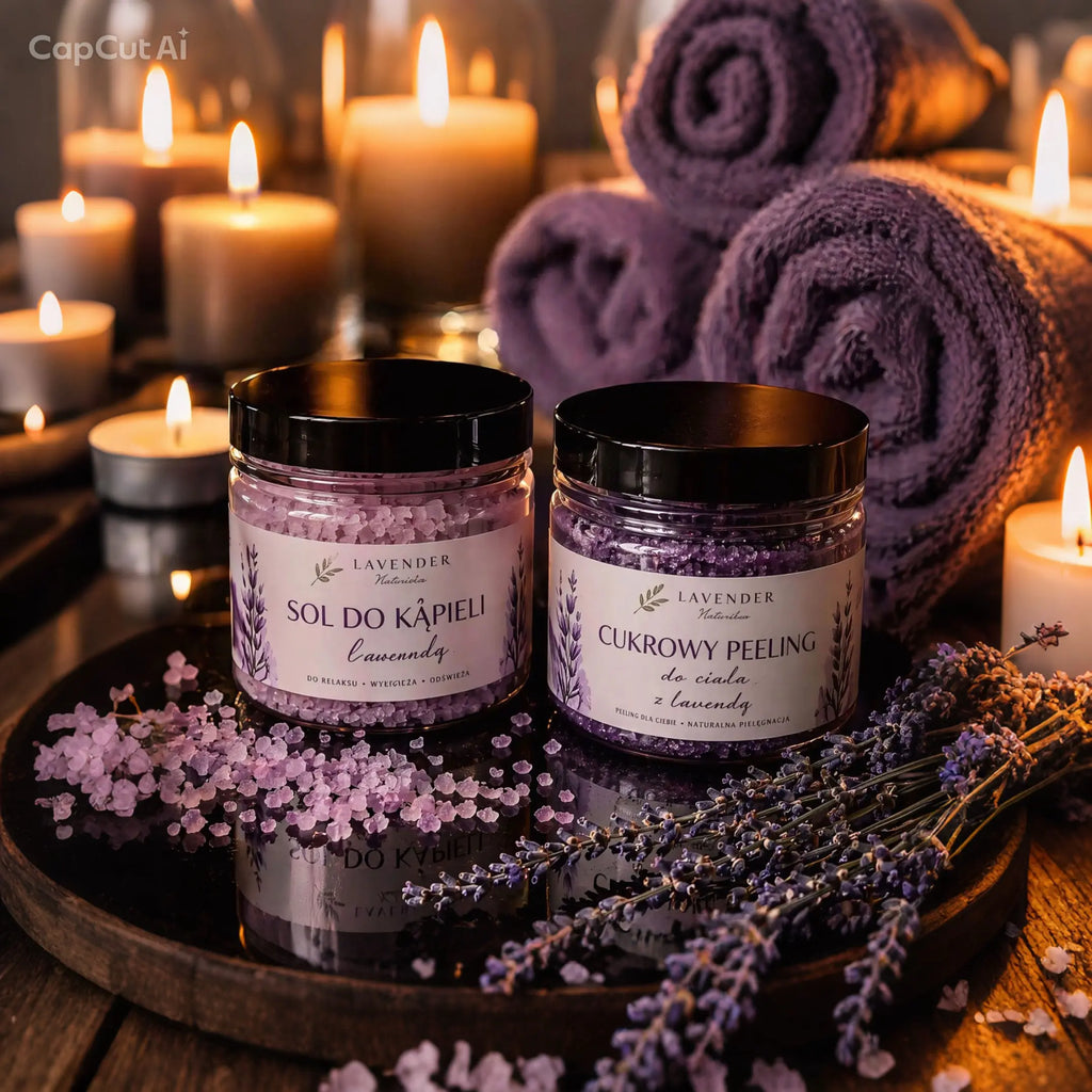 Cukrowy peeling lawendowy 300g Naturivia