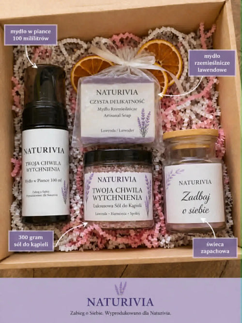 Luksusowy zestaw lawendowy SPA Naturivia